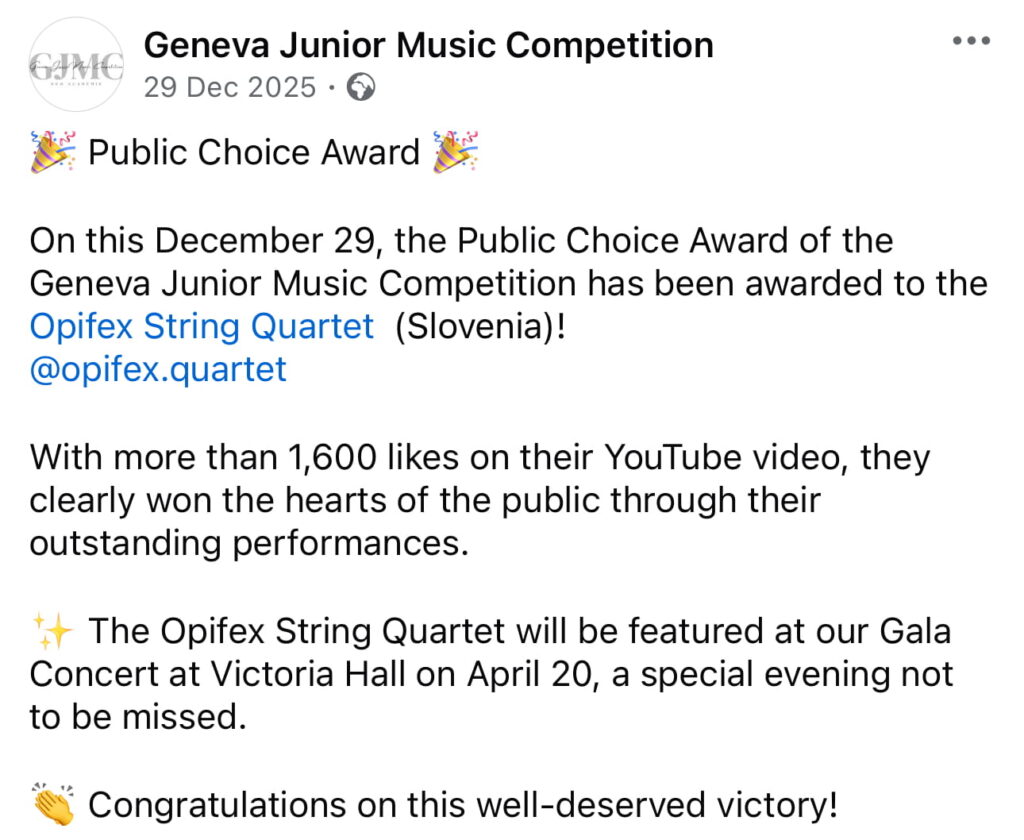 Geneva Junior Music Competition