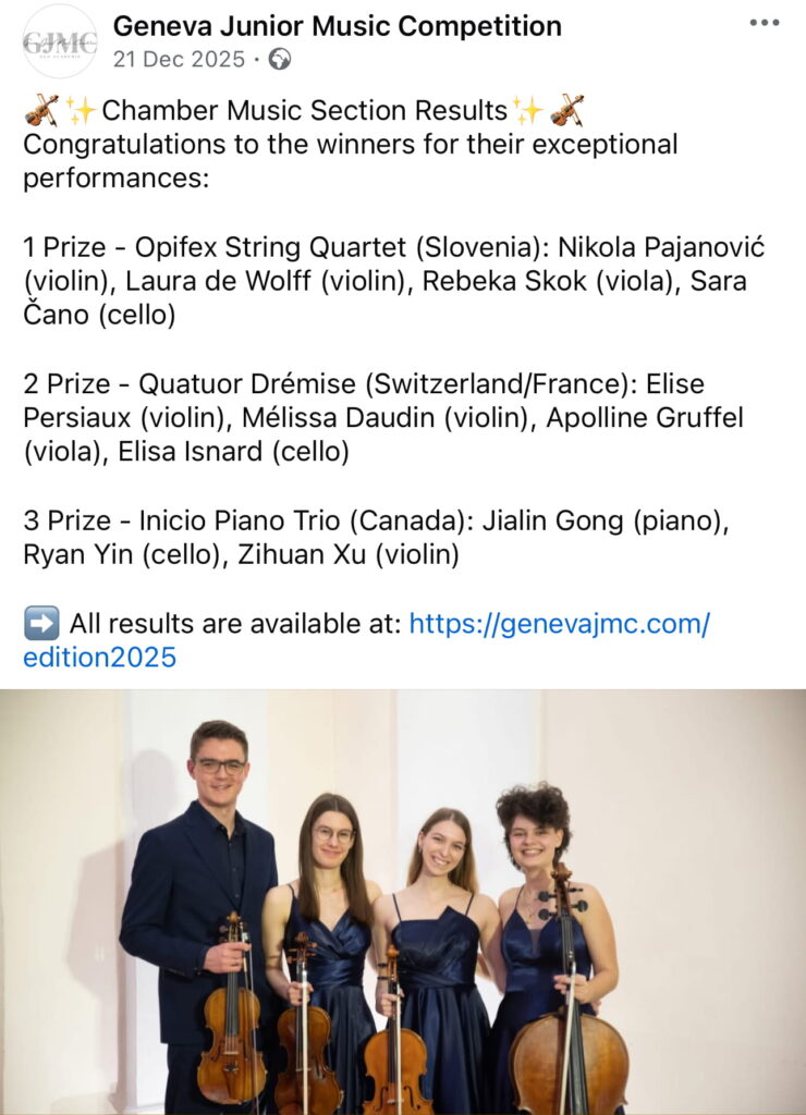 Geneva Junior Music Competition